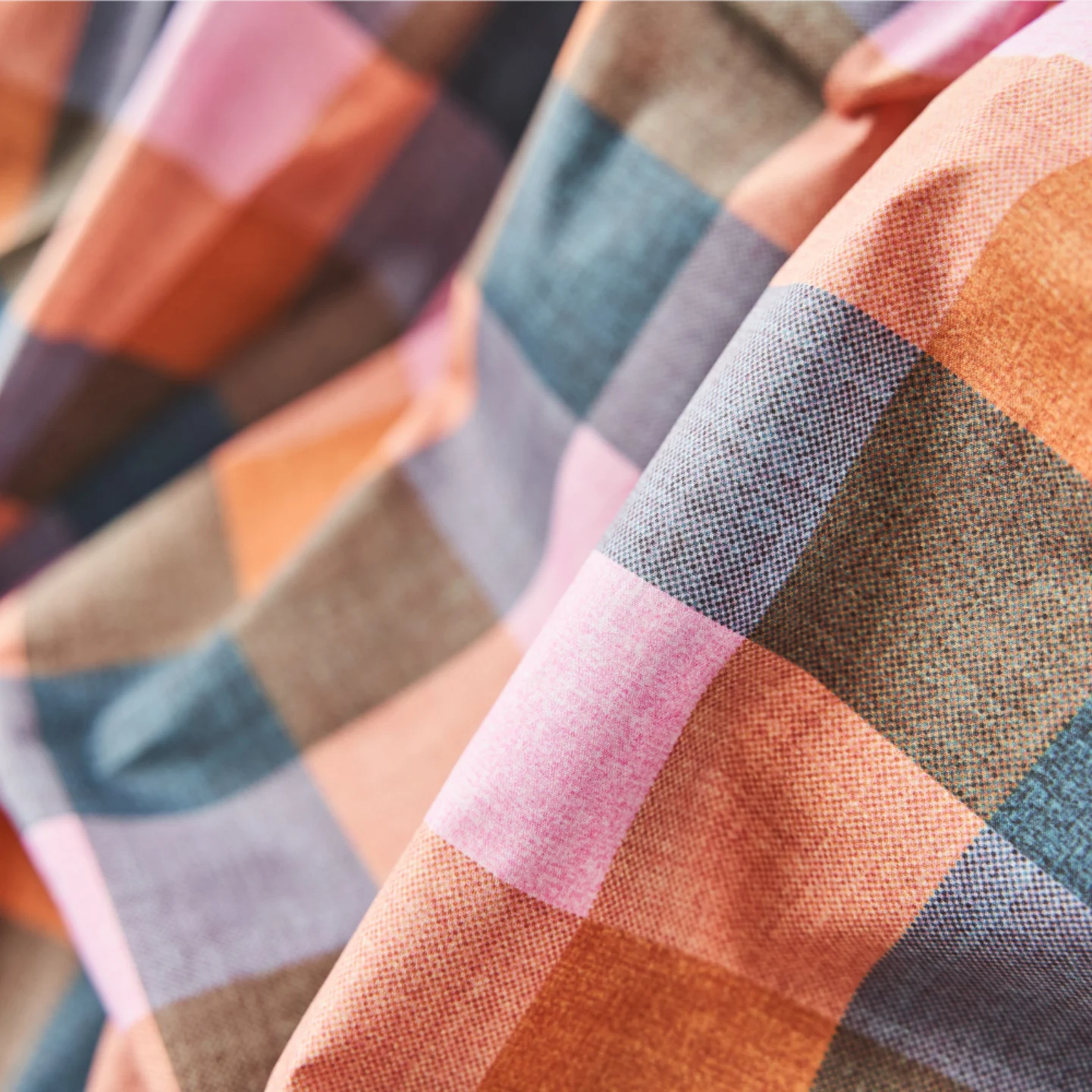 Stack of assorted fabrics